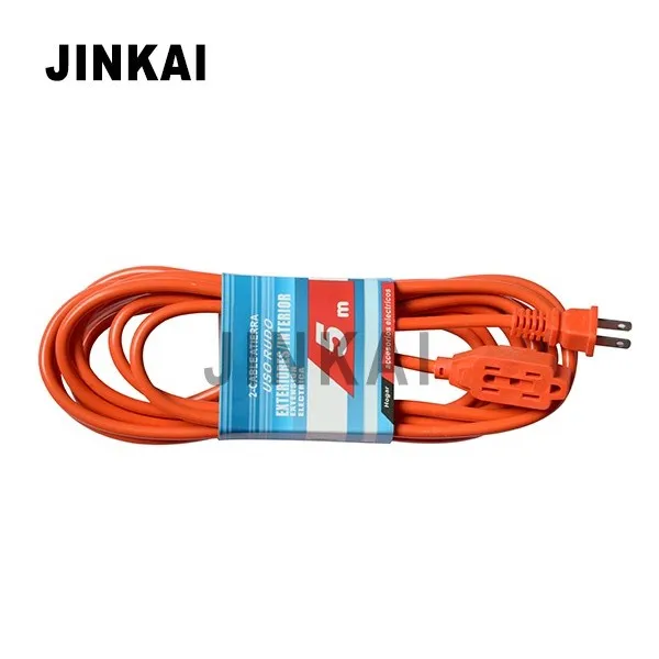 J80017 5M 3-outlet general purpose intdoor extension SJTW cord