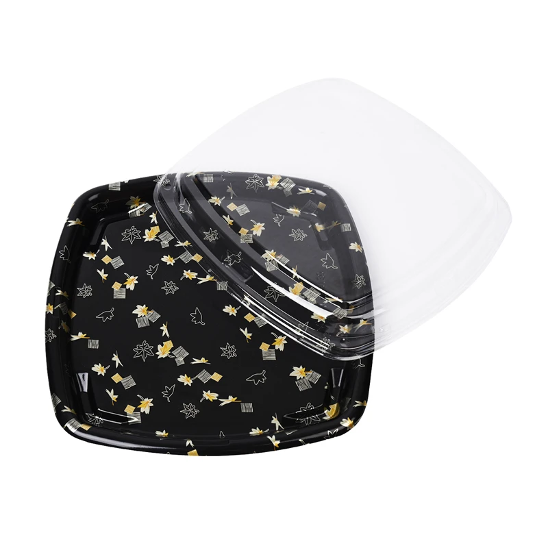 Disposable Clear PS Blister Plastic Tray for sushi cookie