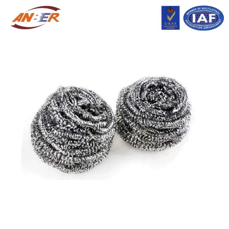 Dish Cleaning Stainless Steel Wire Mesh Wash Sponge 20G Scourer
