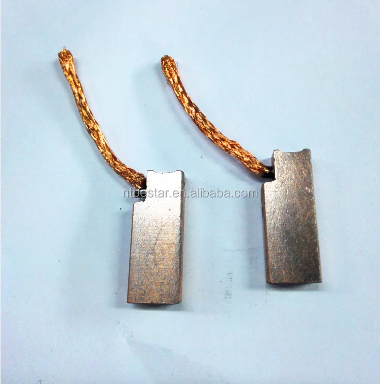 Поставка стандартных углеродных щеток для автозапчастей, высококачественный бесплатный образец