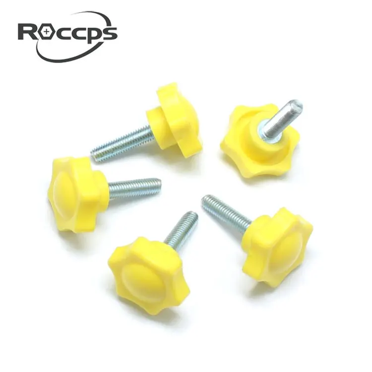 Plum Plastic Hand Tighten Screw