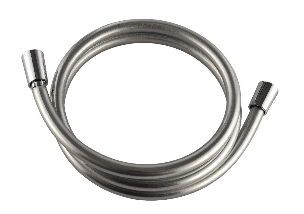 
Swirl Shower Hose Flexible Chrome & Black PVC hose11mm x 1.5m 