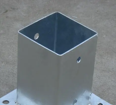 
China Factory Premium Quality Building Materials Hot-dipped Galvanized Steel Plate Post Support 