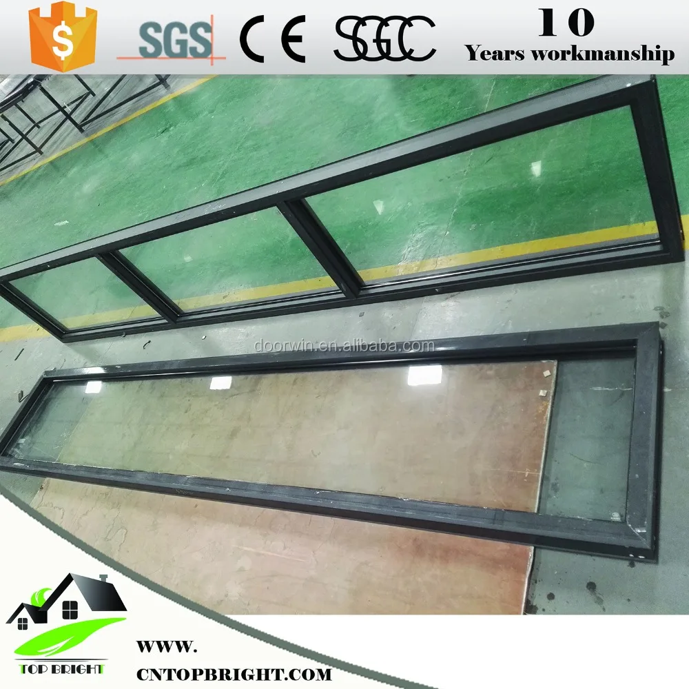 
Aluminum fixed frame window with double glaze 