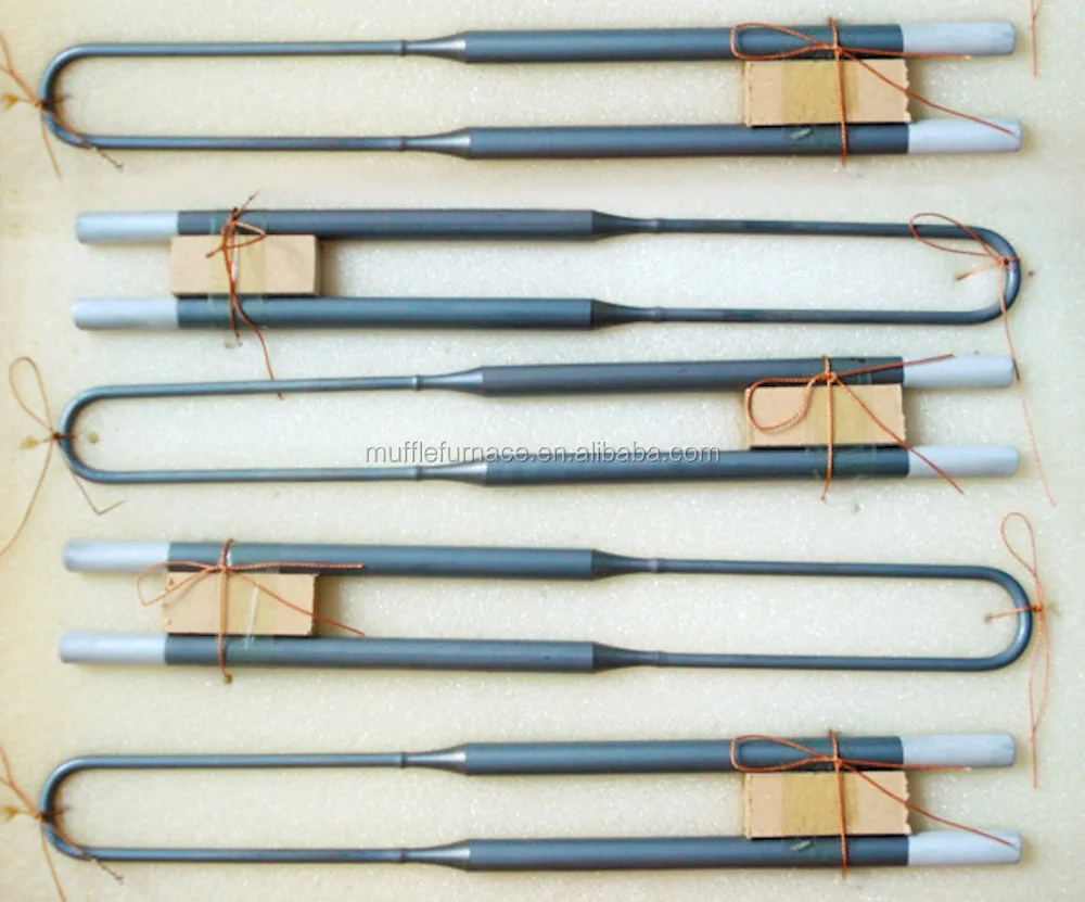 High temperature 1700 muffle furnace mosi2 heating elements