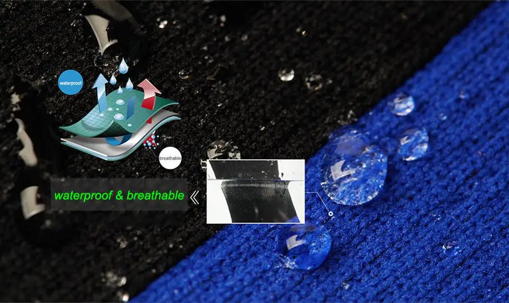 High Elastic Fiber Nylon Waterproof Breathable Socks, Coolmax Comfort Running Riding Outdoor Sport Socks Black