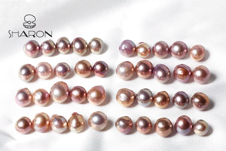 Wholesale 10-14mm AA High Quality Metal Color Natural Freshwater Edison Barque Loose Pearl