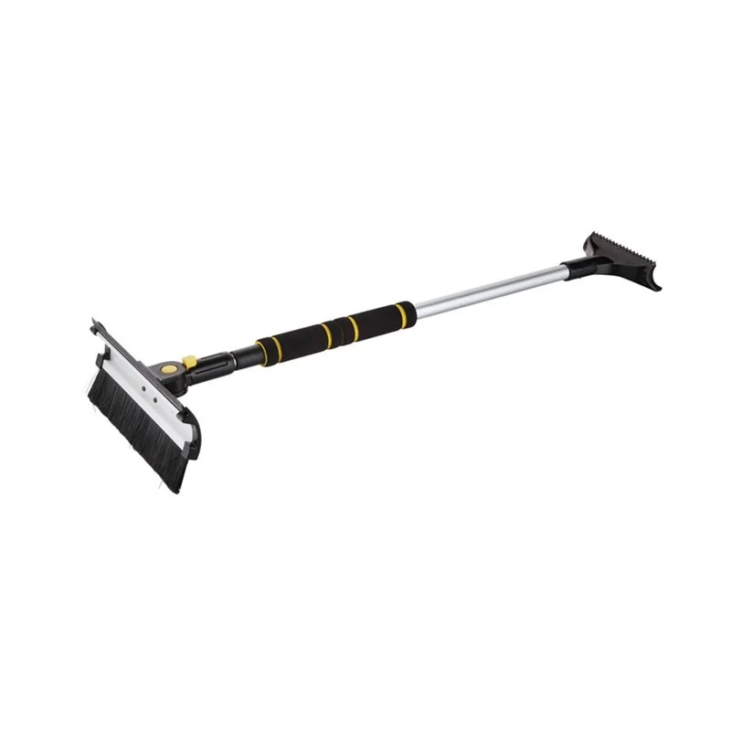 Heavy duty Auto Snow Moover Extendable Snow Brush with Squeegee & Ice Scraper