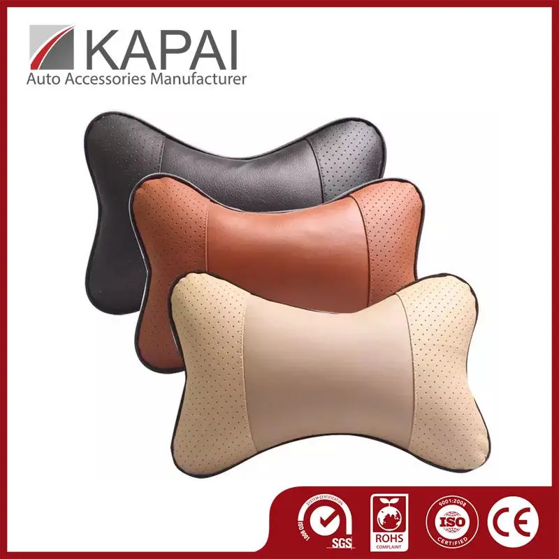 New Arrival Sale Interior Accessories Car Neck Leather Pillow Accessories