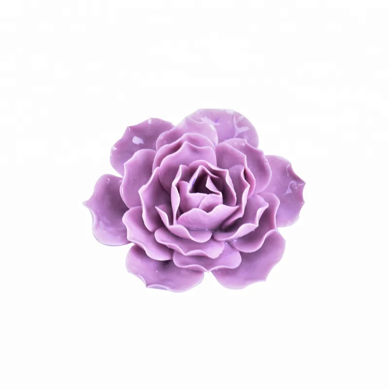 customization home decoration Hand-made ceramic flower