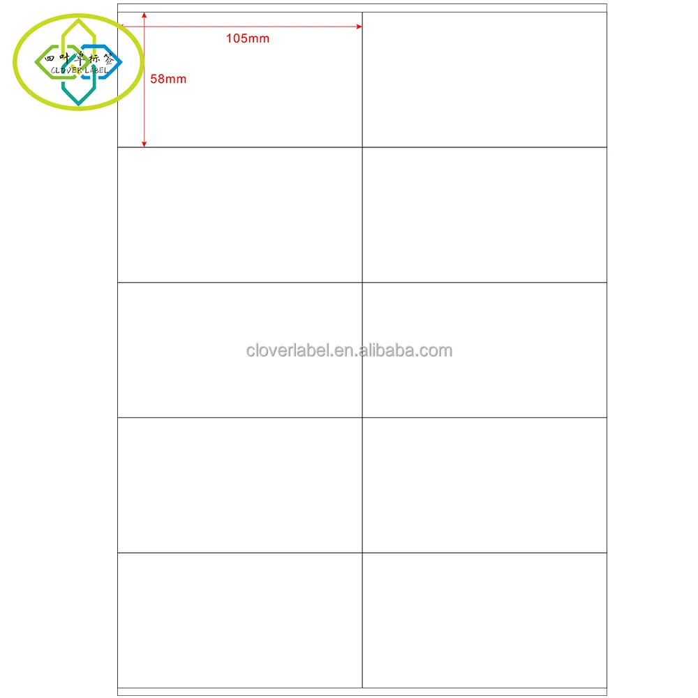 Клейкая доставка этикеток 4 на лист адресная наклейка бумага a4 Размер для струйного лазерного принтера