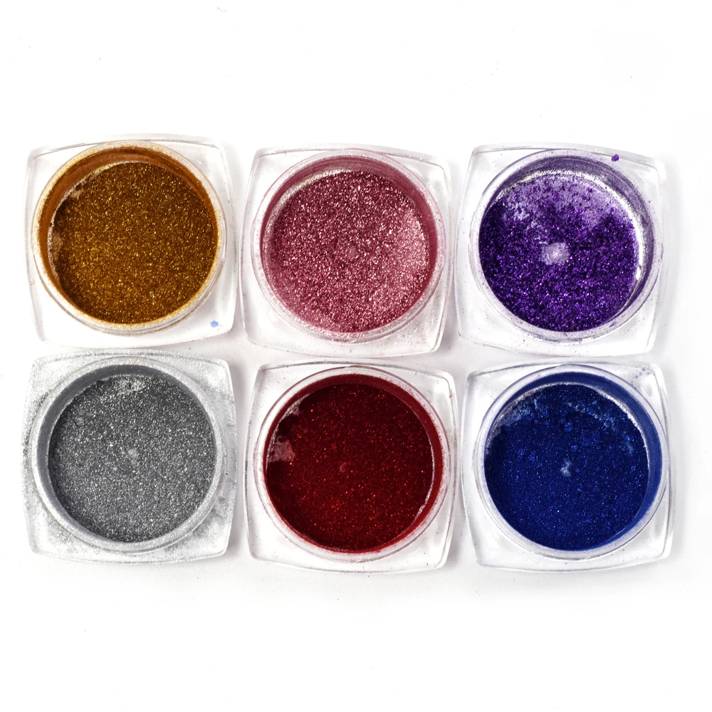 0.2g Multi Magic Mirror Effect Chrome Nail Powder Silver Metallic Glitter for Nail Art Design Pigment for Nails Dust