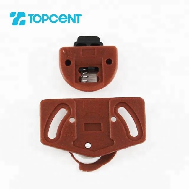 Topcent brown plastic wardrobe sliding hanger shower door roller