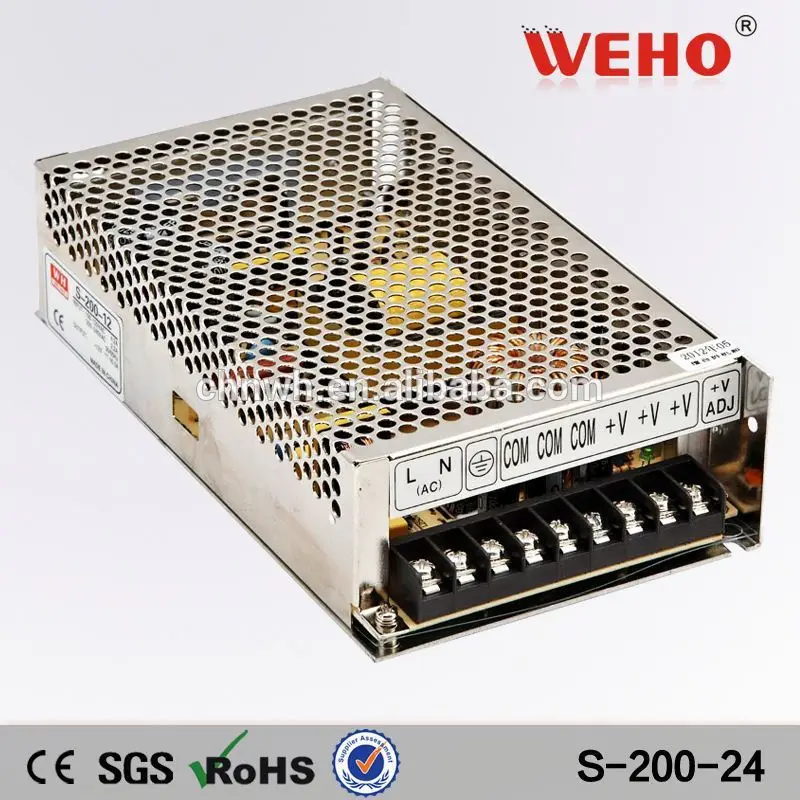 24 мес гарантии постоянной напряжением 24в постоянного тока swithing власти питания 24в 200w питания