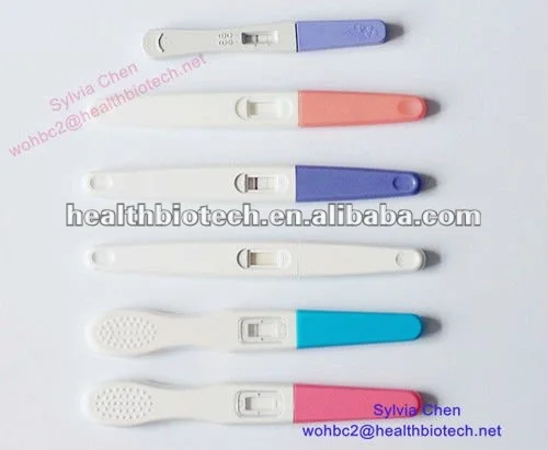 One step rapid diagnostic urine pregnancy HCG test midstream