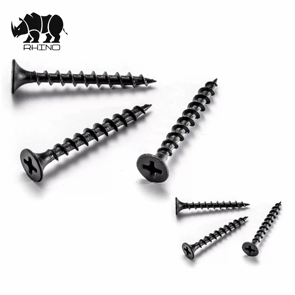Factory Supply Bugle Head Black Phophating Quality Drywall Screw