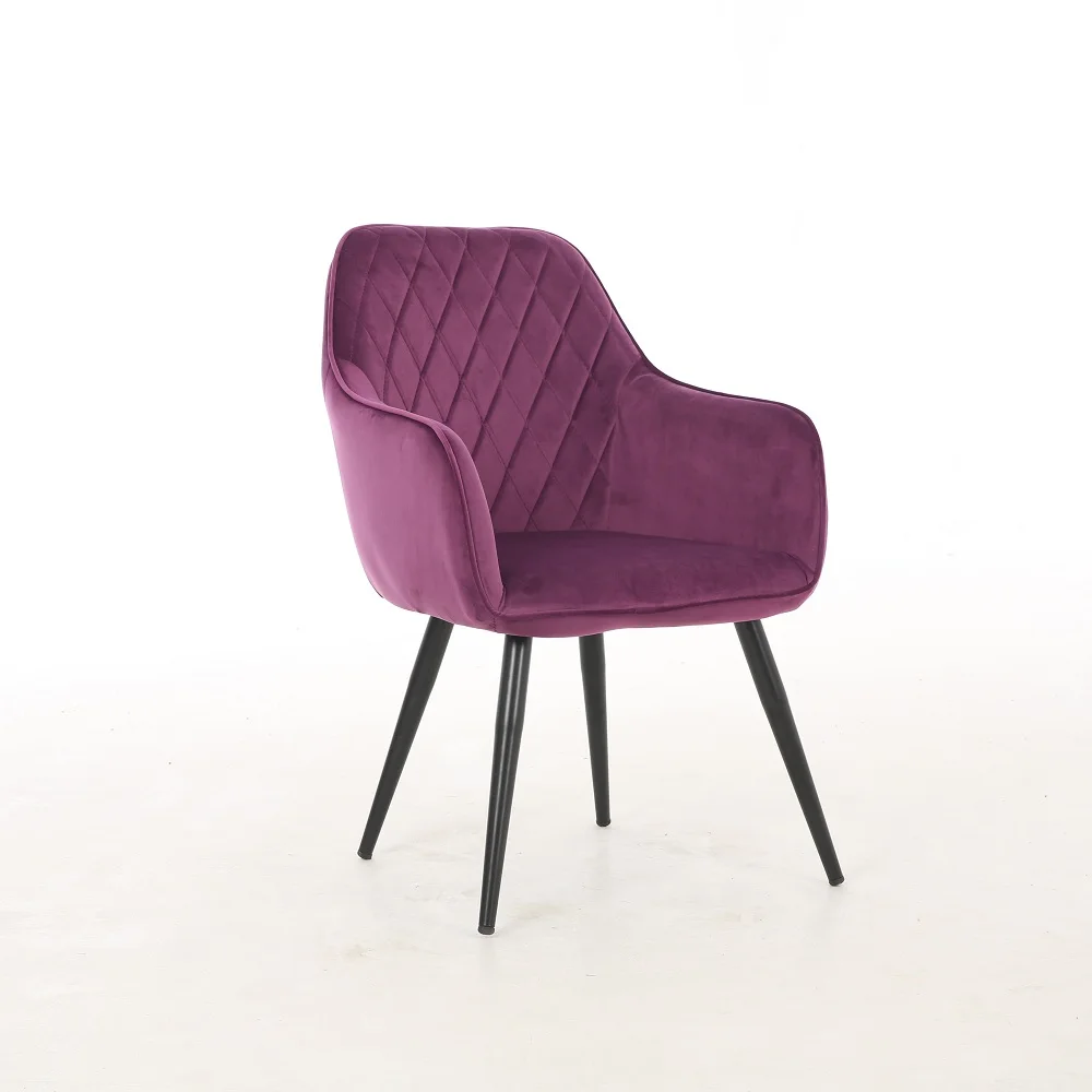 Upholstered Dining Arm Chair Velvet Dining Chairs
