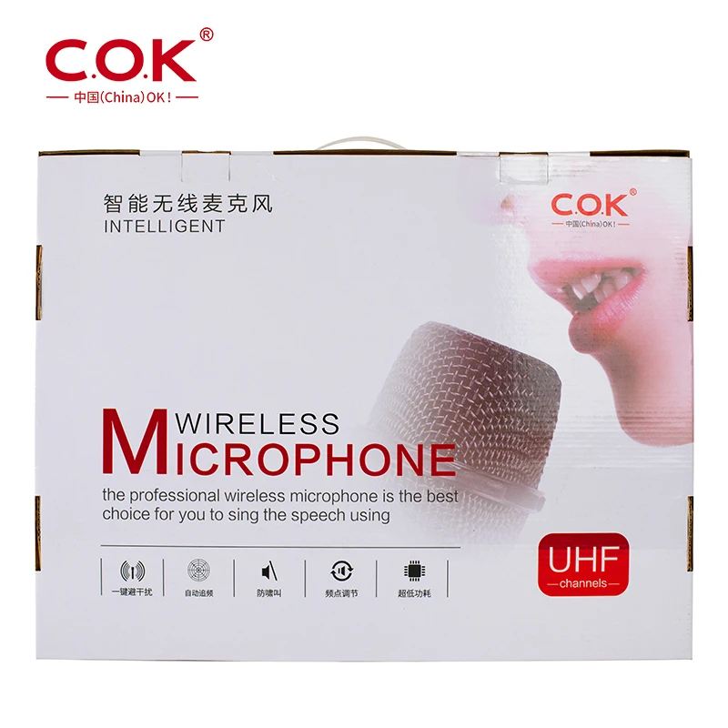 Популярный двухканальный Ручной uhf 200 fm беспроводной микрофон micro san fil Professional караоке-система со светодиодным экраном