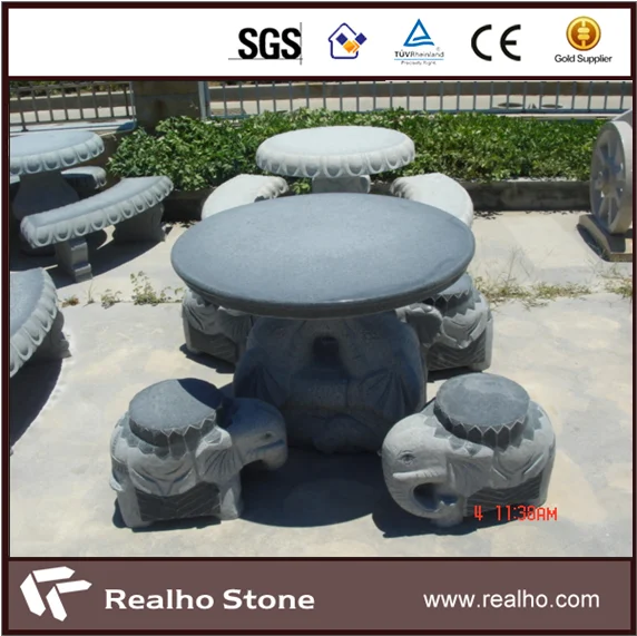 Cheap Garden Stone Granite Tables and Chairs