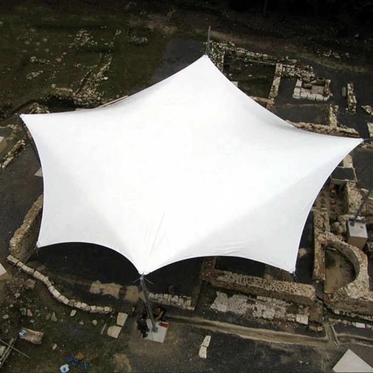 Customized White Architecture Tensile Membrane Building Structure Tent