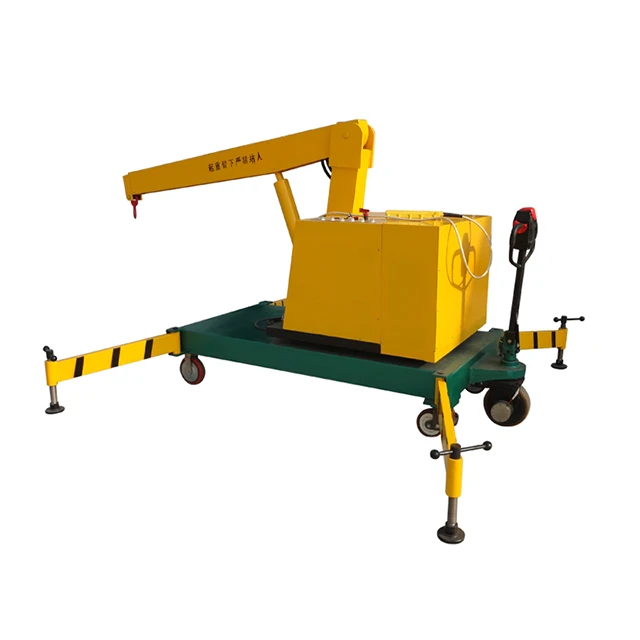 2 Tons Manual Hydraulic Folding Engine Crane Hoist Lift Stand Wheels 2000kg Garage
