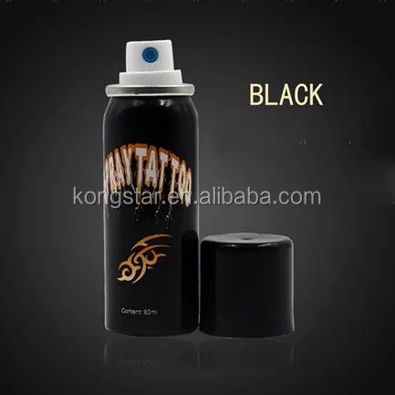 Hot sale black temporary tattoo spray for female