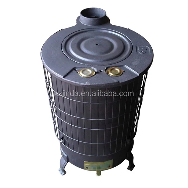 Wood burning stove outdoor kitchen large capacity charcoal fuel cook stove barrel garden stove