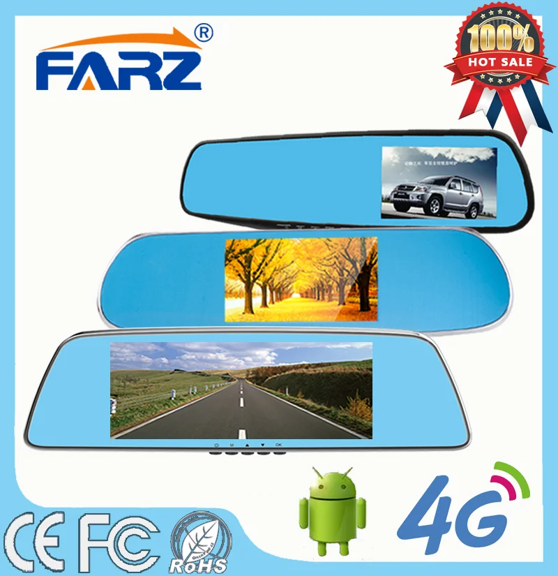 Зеркало автомобиля Камера Скрыта В HD DVR Смарт Заднего Вида GPS Android Руководство Автомобиль Путешествие Регистратор Данных
