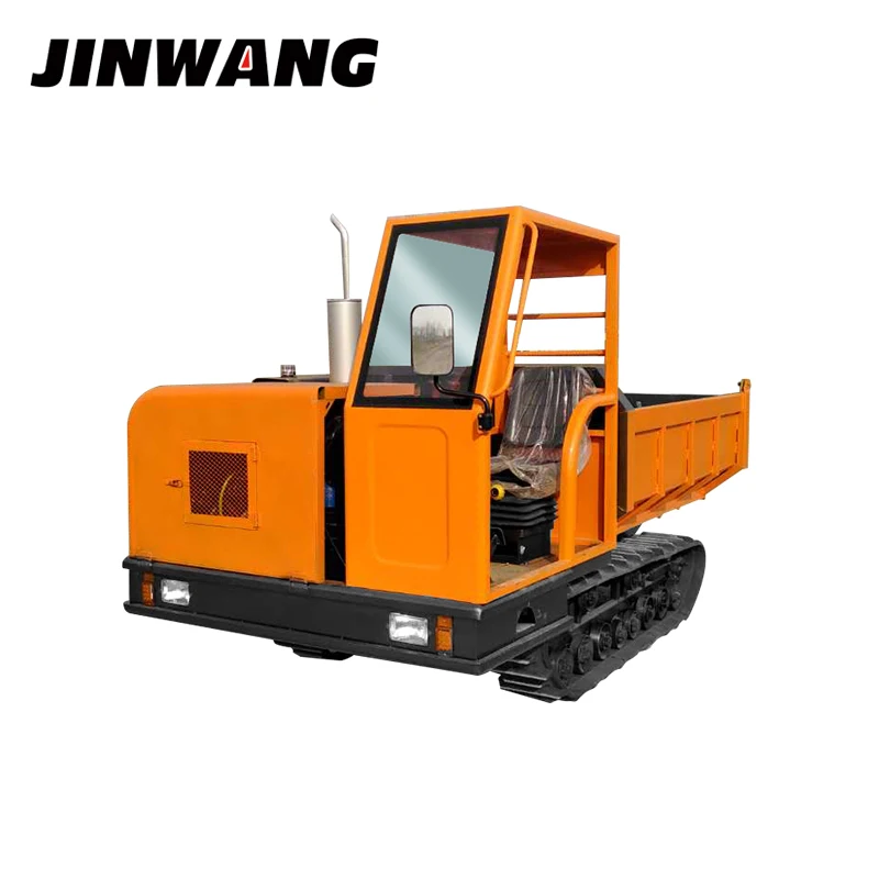 China customized agricultural mountain mini crawler dump truck with rubber track