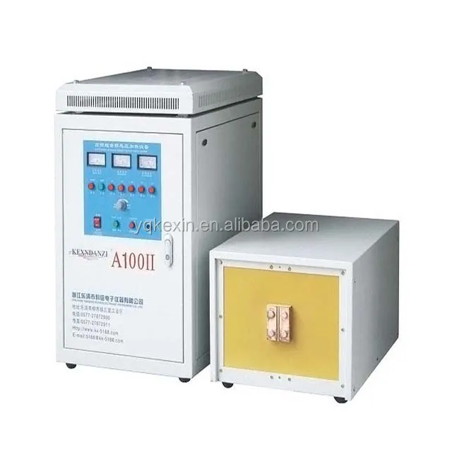 100kw portable supersonic frequency induction heating hardening equipment