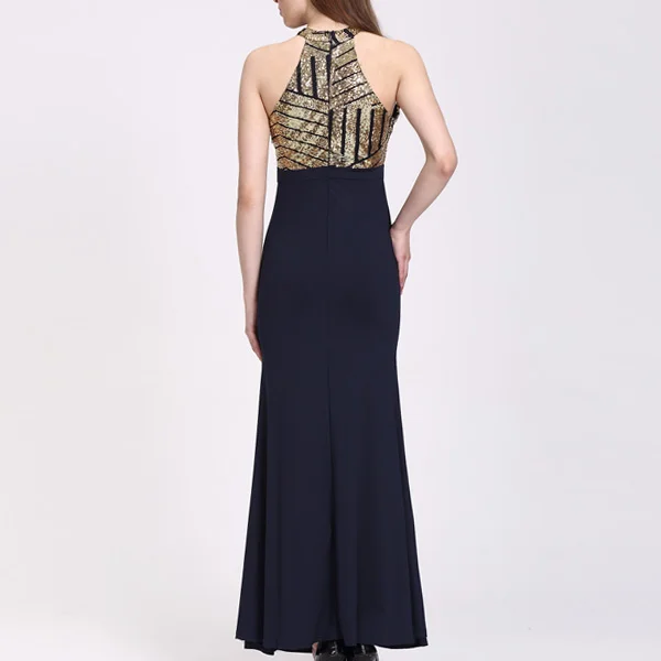 2020  New Fashion Alibaba Halter Neck Turkish Evening Dresses Made in China