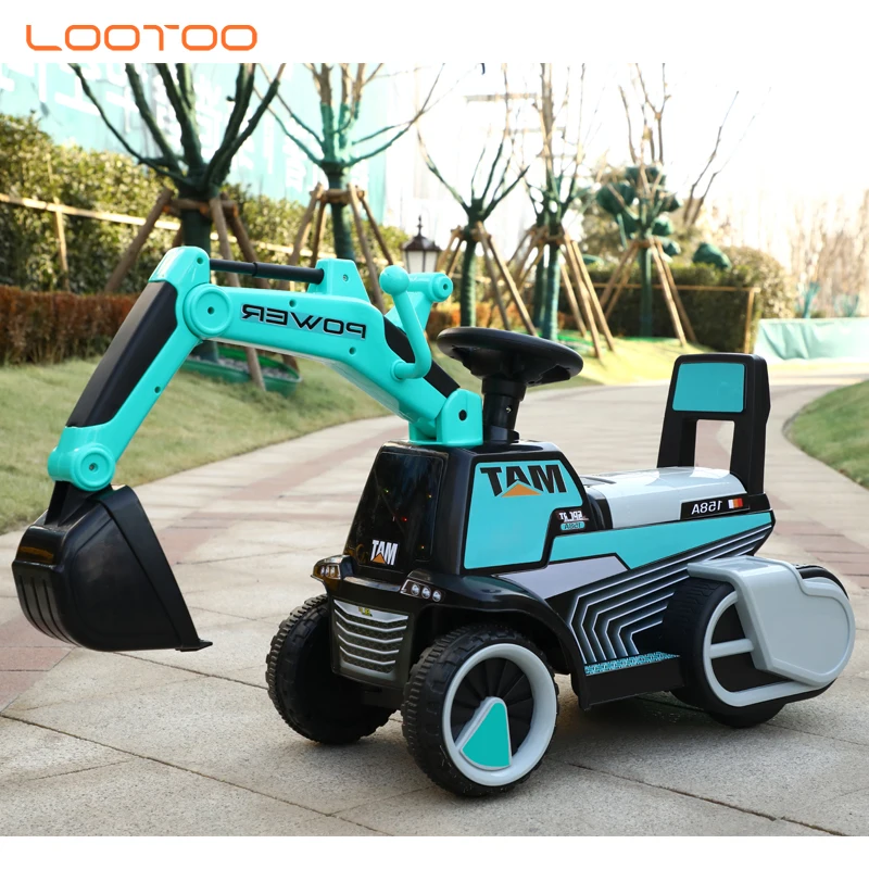 China factory cheap price electric children construction car toy excavator