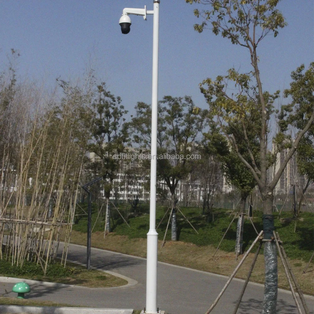 
Galvanized q235 steel tubular electric 5 meters cctv camera pole price 