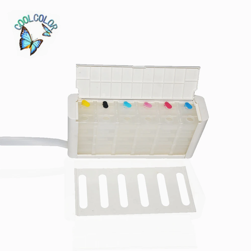 Universal kit 6 colors tank ciss in supply ink with accessories for Canon Black/White