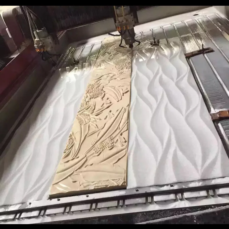 Wall Design Waterjet Marble Stone Carving Patterns for Decoration
