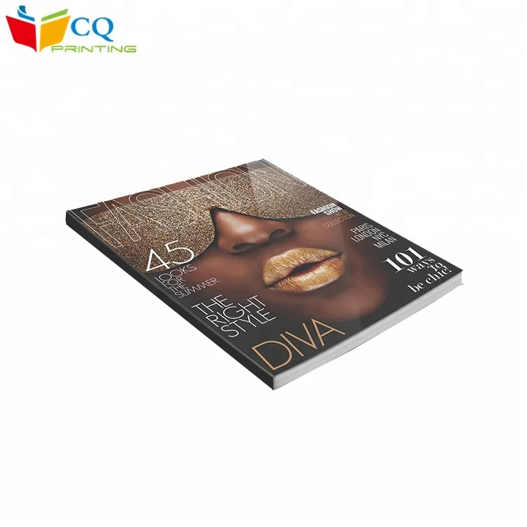 High quality custom A4 perfect binding glossy magazine printing/cheap monthly magazine booklet catalog printing