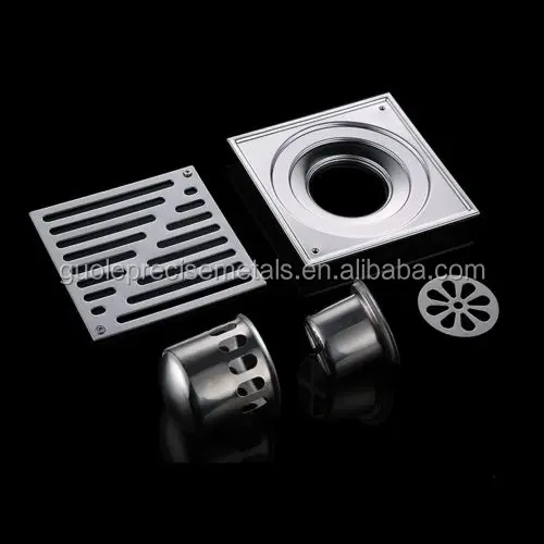 
304 Stainless steel Floor Drainer 150*150mm Shower Floor Drain Grate,Chrome 