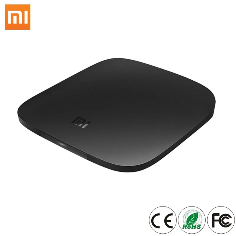 Оригинальный XiaoMi Mi TV Box 3 S Smart Android Media Player 4 К ТВ приставка