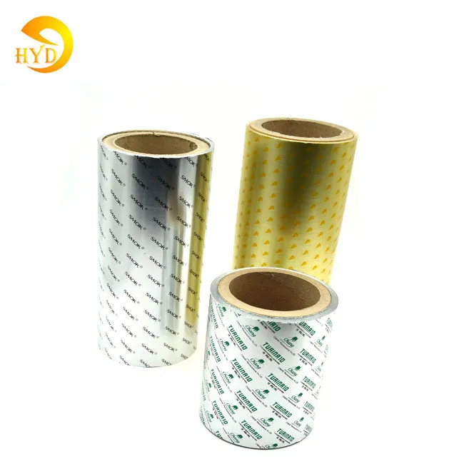 Pharmaceutical packaging ptp blister aluminum foil printing with mosturer proof performance