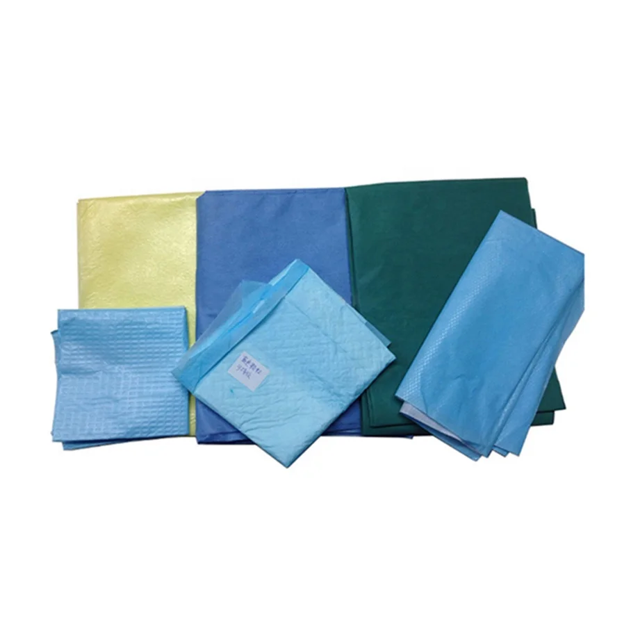 disposable surgical sterile medical waterproof drape paper / crepe paper wrap