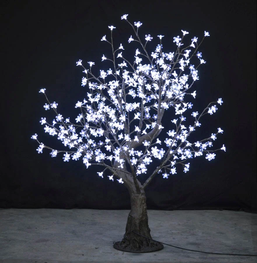 Китайские поставщики наружное искусственное Рождественское украшение светодиодное освещение для деревьев сакуры