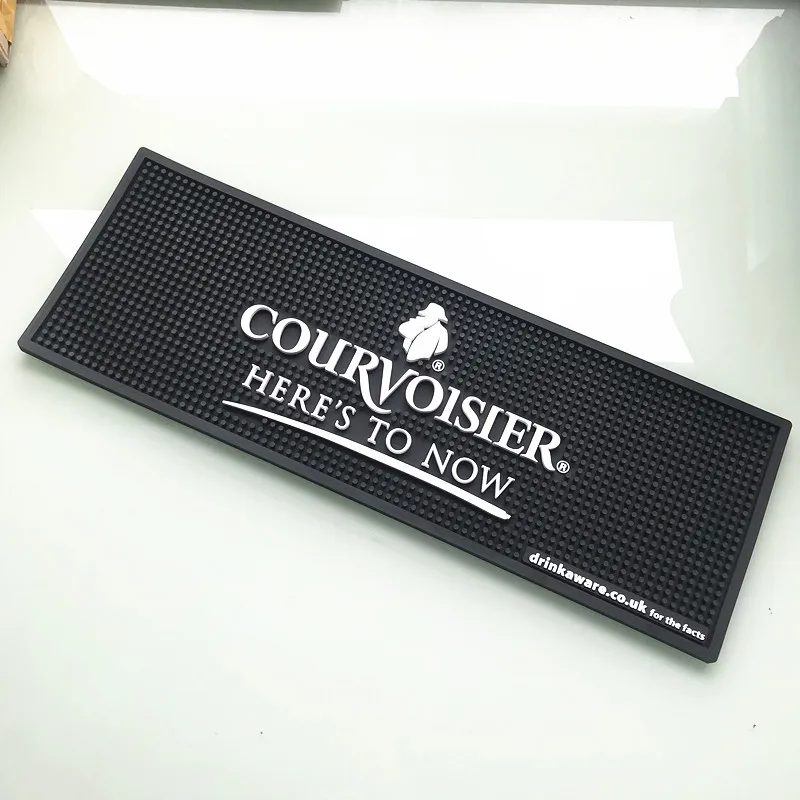 High quality custom pvc rubber spill bar mat for beer wine accessories