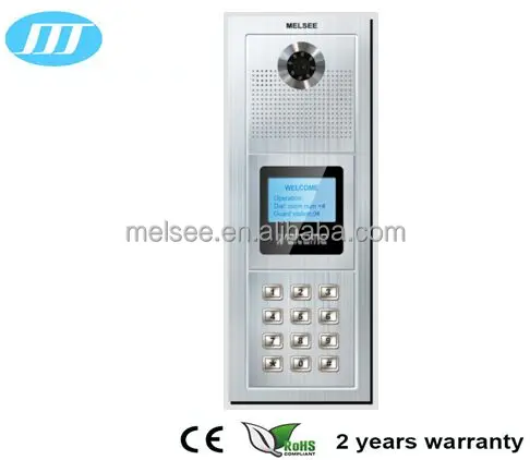 China manufacturer apartment building video door intercom on sale