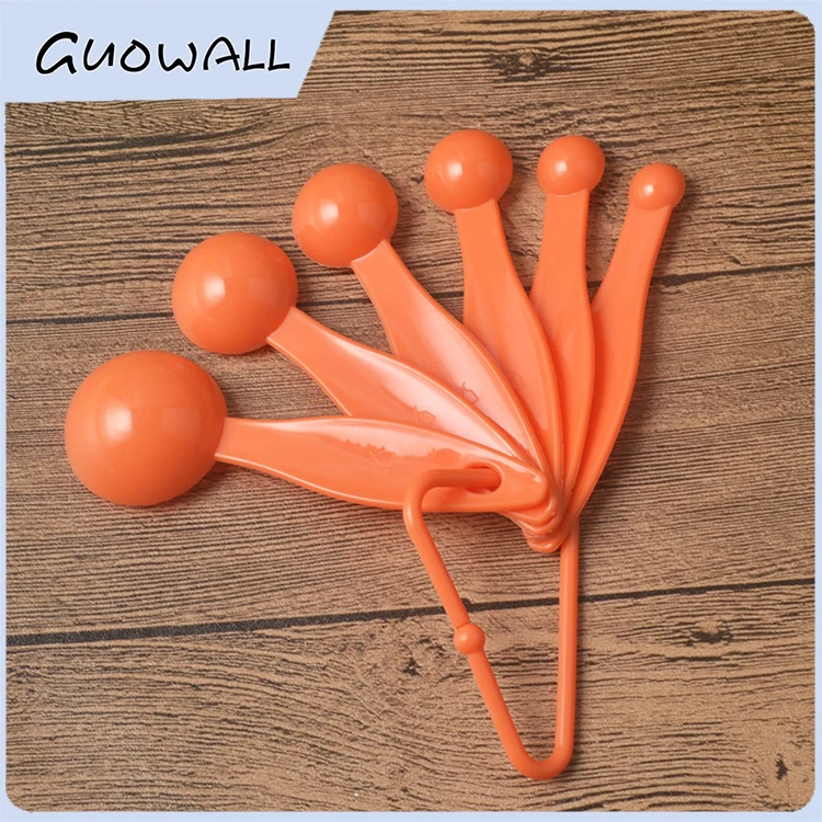 6 шт., пластиковых мерных ложек для выпечки