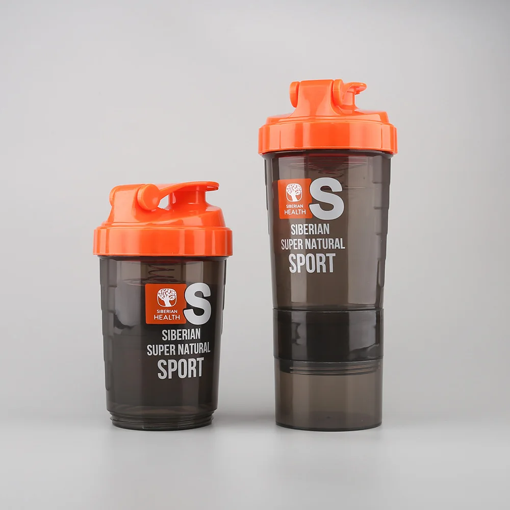 Best price plastic sports shaker protein water bottle black cup