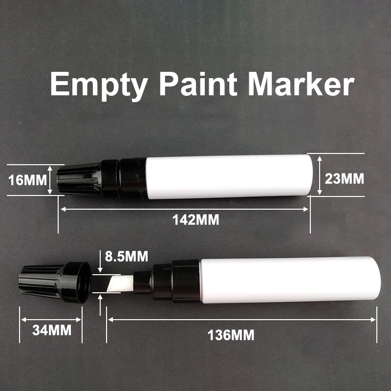 Good price easy operate empty can refillable plastic sipa paint snowman permanent marker pen