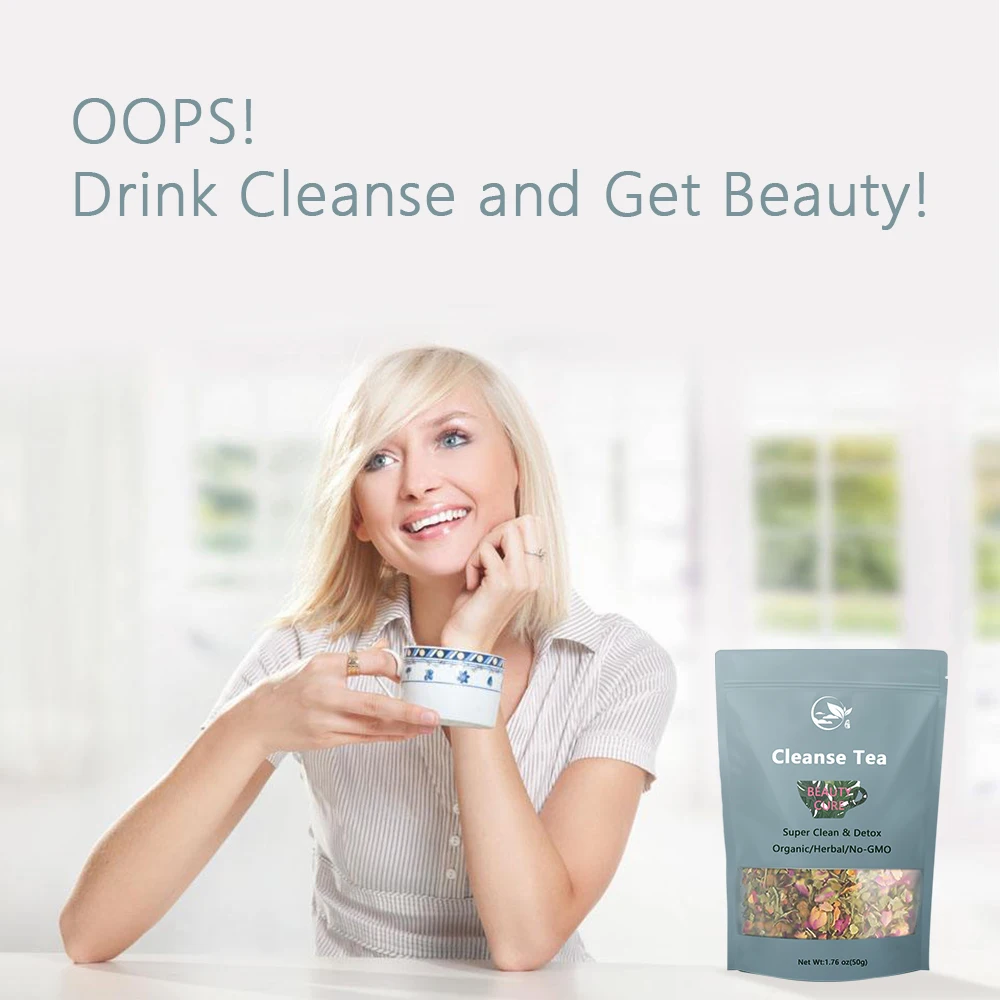 Super Nature Body Herbal Liver Colon Detox Tea Green Cleanse Herbs Tea Products Private Label / Cleanse Detox Tea