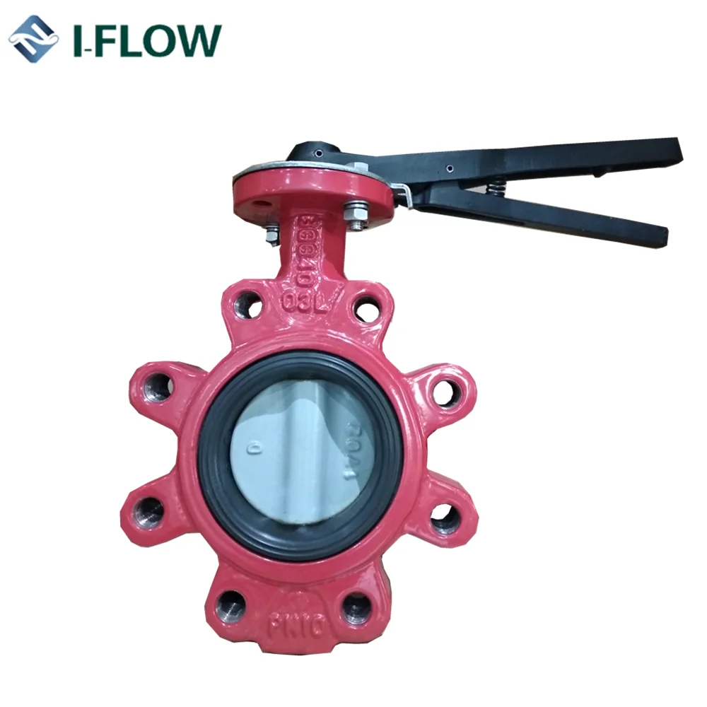 BS 5155 butterfly valve with wafer connection, centerline shaft