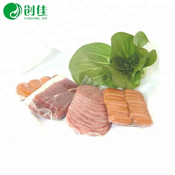 Vacuum Transparent Pressing Plastic Shrinkable Bag Frozen Fresh Pumped Food Vacuum Bag