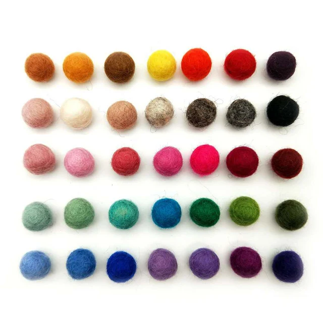 
Wholesale DIY Various Colors Wool Ball Garland Felt Pom Poms 